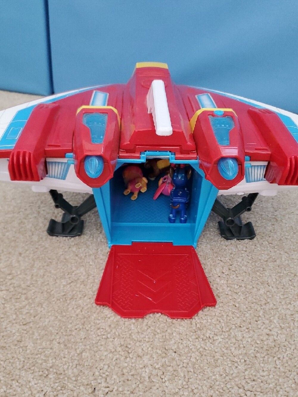 Paw Patrol Sky Rescue Jet & Helicopter Playset - Red & Blue - Picture 14 of 16